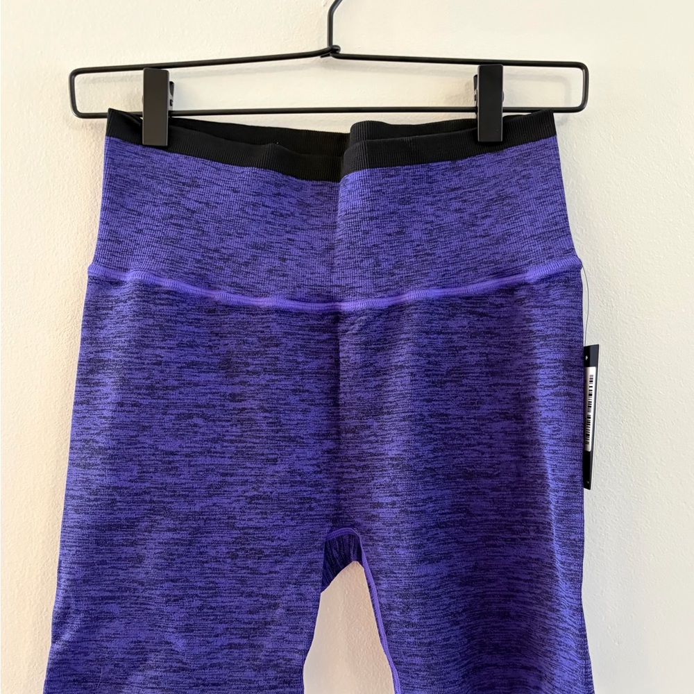 NWT - Peloton Purple/Black Seamless Shorts - Large